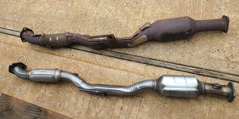 Thay thế nguyên cụm ống xả đoạn đầu (Front Pipe Assembly)