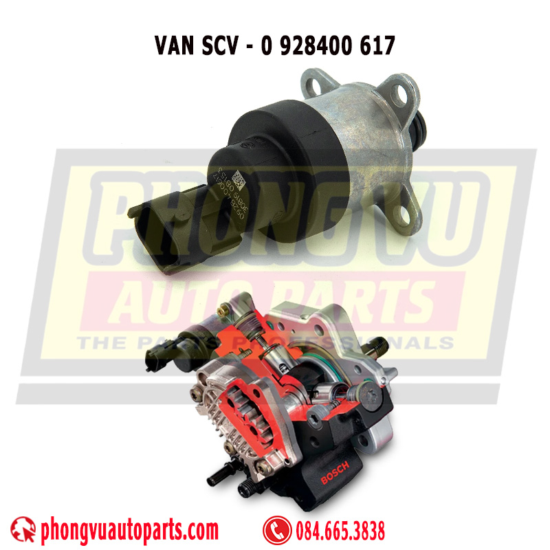 Van SCV Bosch 0928400617 Chính Hãng Đức – Hàng Mới 100% Cho Hệ Thống Common Rail
