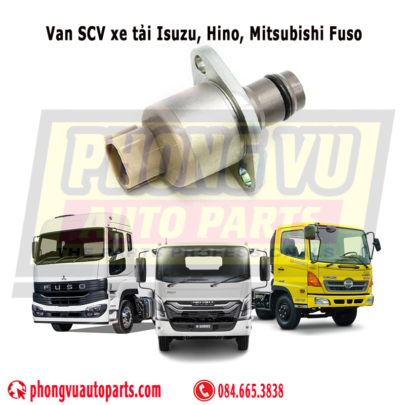 Van SCV Denso Cho Xe Tải Isuzu, Hino, Mitsubishi Fuso - 294200-0660 - 294200-0300 - 8-98145455-1