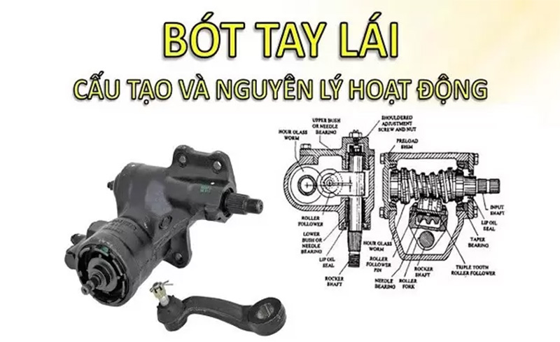 cấu tạo Bót lái ô tô