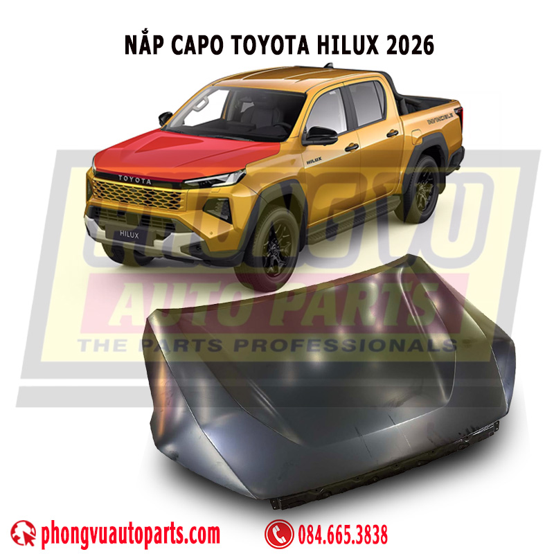 Nắp Capo (Front Hood) Toyota Hilux 2026